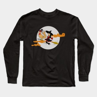 Cock Rides Shotgun Long Sleeve T-Shirt